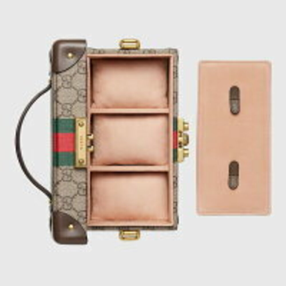 Gucci Savoy Watch Case Web Stripe UVFAT - Picture 4 of 5